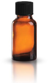 100 x Braunglasflaschen 15 ml inkl. Standard-Schraubverschluss DIN 18 (schwarz) *** Braunglasflasche/Braunglas *** Apothekenqualität, gefertigt nach dem Europäischen Arzneibuch ***
