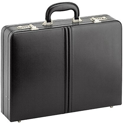 D & N Aktenkoffer Leder 2667-01 schwarz