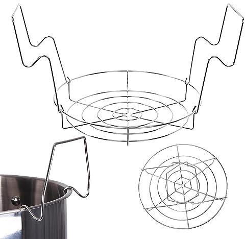 Rejilla para vaporera | Vapor para ollas - Rejilla para conservas con baño Agua Caliente, Rejilla para conservas, Rejilla para conservas Plana Acero Inoxidable