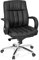 hjh OFFICE 724250 Chefsessel XXL G 100 Kunstleder schwarz Drehstuhl Schwerlaststuhl 150kg Schreibtischstuhl