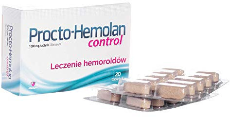 PROCTOHEMOLAN 20 Tablets Procto hemolan Control hemorrhoid,Rectal Bleeding,Pain