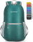 ZOMAKE Ultraleicht Faltbarer Rucksack Packbare Backpacks 20L,Kleiner Faltbar Rucksäcke Wanderrucksack Wasserdicht für Damen Herren Outdoor Wandern(Dunkelgrün)