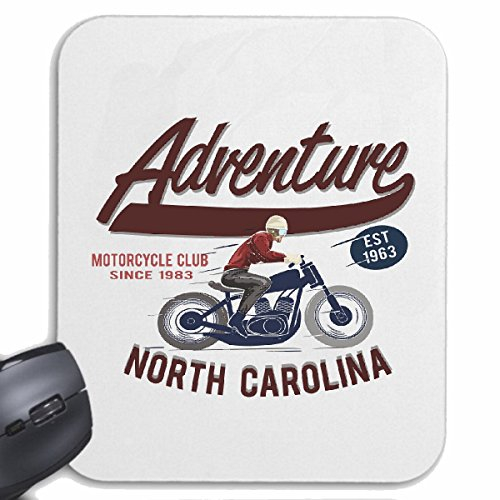 Mauspad Schreibtisch Mousepad rutschfest Textiloberfläche Gummiunterseite präzise Motiv Design Motorcycle Motorrad Biker Gothic Büro Homeoffice