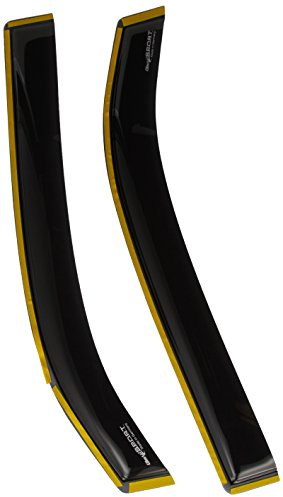ClimAir Windabweiser Master Schwarz (Hinten) kompatibel mit Honda Civic 5 türer 2012-2017 | kompatibel mit Honda Civic 5 türer 2012-2017