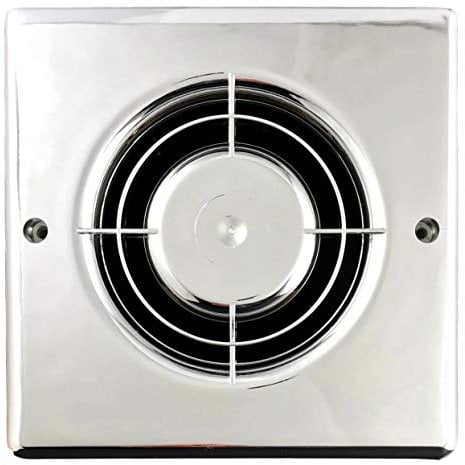Manrose FC100C Chrome Plastic Fan Cover Range XF100T, XF100S, XF100P