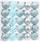 Sea Team 25-Pack Christmas Ball Ornaments with Strings, 60mm/2.36-Inch Medium Size Baubles, Shatterproof Plastic Christmas Bulbs, Hanging Decorations for Xmas Tree, Holiday, Wedding, Party, Babyblue