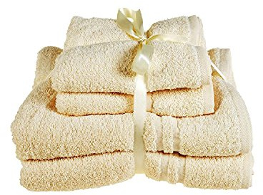 Allure Bath Fashions Set of 4 Towels Hotel Essentials Absorbent Cotton, Supersoft, Machine Washable 450gsm - Fully Guaranteed