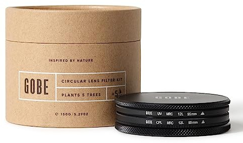 Gobe 95 mm UV Filter + Polfilter (CPL) - Filter Kit (1Peak)