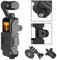 FYOUNG Kompatibel mit DJI Osmo Pocket Tripod Mount Stativanschluss, Verbinden Sie Sich schnell mit GoPro-Zubehör, Stativhalterung, LED-Licht, Mikrofon und mehr