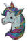 Set Products Top Bügelbilder ! Iron on Patch Einhorn - Bügeleisen Patches zum Anpassen Ihrer Kleidung oder Taschen - Einorn, Unicorn, DIY, Anpassung - Mehrere Modelle verfügbar