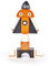 Tender Leaf Toys stapelspiel Space Junior orange 12-teilig