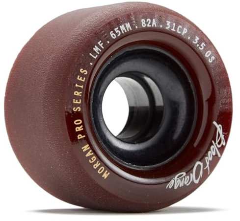 Blood Orange Morgan Pro 65mm Longboard Rollen (Midnight Red - 82A)
