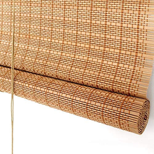 Bambusrollo Außen Rollos Jalousien Mit Fitting, Außen Roll Up Shade Für Veranda Tür Pergola Carport Deck, 85cm / 105cm / 125cm / 145cm Breite (Size : 125×140cm)