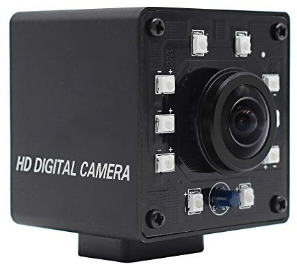 100fps Nachtsicht-USB-Kamera 1/2,7 CMOS OV2710 Webkamera Full HD 1080P USB mit Kamera Mini-Infrarot-USB2.0-Webcam mit IR-Schnitt und 10-teiligem LED-Board, Webkamera für Android Windows Linux