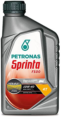 Petronas Sprinta Olio Motore Semi Sintetico Moto Scooter 4 Tempi F500 10W-40 1L