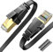 BlueRigger CAT8 Flat Ethernet Cable - 2M (40Gbps, 2000MHz, RJ45) CAT 8 High Speed Internet Network LAN Patch Cord - Compatible with Gaming Console, Router, Modem, PC