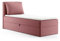 Boxspringbett Egro Mini mit Bettkasten und Kissen - Einzelbett mit Bonell-Matratze und Topper, Polsterbett, Bett, Schlafzimmer (Pink (Kronos 29), 90 x 200 cm)