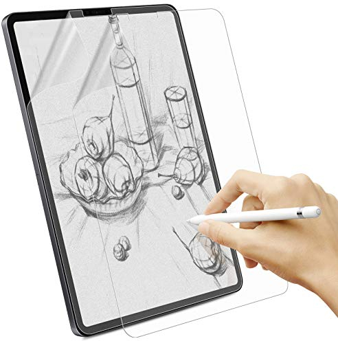 JANOLTY 2 Stück Matt Papier Folie für iPad Air 5 2022 & 4 2020 10, 9 Zoll Pro 11 (2021, , 2018) PET Paper Schutzfolie Displayfolie zum Zeichnen, Schreiben wie auf, 11-Transparent