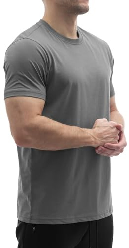 Sixlab® Herren Fitness T-Shirt aus Stretch-Baumwolle | Sportshirt für Gym, Training & Freizeit, Regular Fit