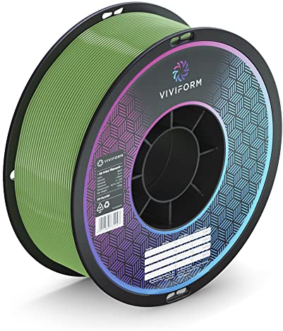 Viviform PLA+ Filament für 3D Drucker | 1kg Rolle | ∅1,75mm +/- 0,03mm | Hellgrün, VF-PLA110