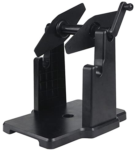 Externe Rollen Etikettenhalter, 2 in 1 Fächerfalt-Stapelpapierhalter für Desktop--Etikettendrucker