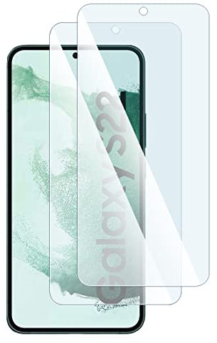 Displayschutz aus Glas, Nano, flexibel, Härtegrad 9H, ultradünn, 0,2 mm und 100 % transparent, für Smartphone Samsung Galaxy S22 5G (2 Stück)