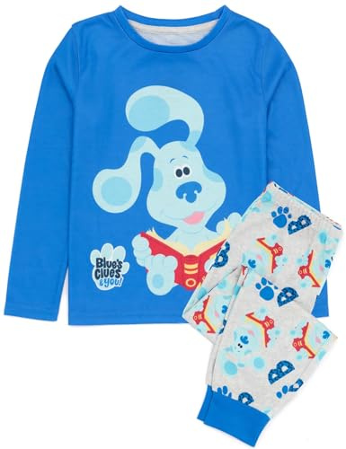Blues Clues And You Pyjamas Kids Toddlers Puppy T-Shirt Trousers Pjs Set 18-24 Months Blue