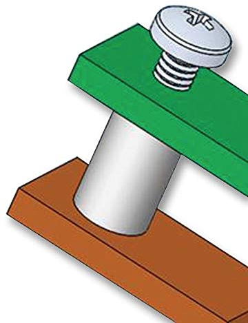 Schraube, PAN-Kopf Schlitz, 4-40 UNC, Kunststoff-Verschlüsse, Kunststoffschrauben, Menge: 100 Stück | NSS 4 16 01