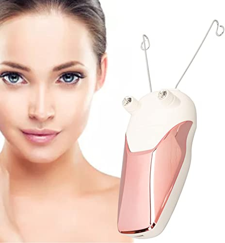 Gesichts-Threading Haaren Tfernung für Frauen, Elektrische Epilierer LED-Beleuchtung USB-Lade-Baumwoll-Threading Elektrischer Epilierer Elektrischer Baumwoll Faden Epilierer Haar
