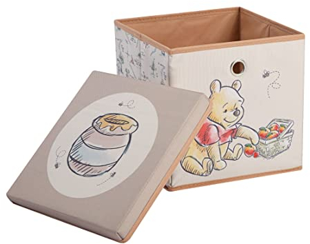 Idea Nuova Faltbarer Aufbewahrungswürfel mit abnehmbarem Deckel, 25,4 cm B x 25,4 cm H x 25,4 cm T