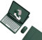 kaidisen Funda de teclado para Galaxy Tab S9+ / Tab S9 FE Plus/Tab S8+ / Tab S7+ / Tab S7 FE de 12.4 pulgadas con teclado y mouse Bluetooth, funda de teclado desmontable color caramelo tecla redonda,