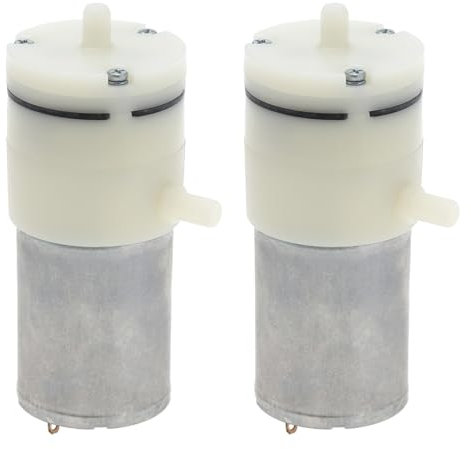 OTOTEC 2PCS DC 12V Micro Bomba de Vacío Mini Bomba de Vacío Micro 370 Electrodomésticos Bomba de Vacío Mini Bomba de Aire Eléctrica para Equipos de Muestreo de Aire Industria Electrodomésticos