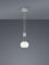 lightling Harrison LED Pendelleuchte, Ø 18 cm, Switch Dimmer, höhenverstellbar: 95-150 cm, Switch Dimmer, Nickel matt, 8 Watt