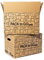 Carton demenagement grand format 60 x 40 x 40 cm, lot de 10, avec poignées, carton renforcé, emballage colis, stockage (Lot de 10 boîtes de 60 x 40 x 40 cm)