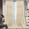 Rosnek Samt Gardinen Beige Vorhang Kräuselband 2er Set,H225xB132CM Thermogardine Luxus Vorhang Blickdicht mit Muster,übergardinen Vorhang Verdunkelung Barock Deko für Wohnzimmer,Beige
