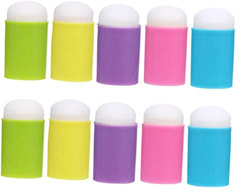 HOOTNEE Arts and Crafts for Kids 10pcs Kids Painting Toys Finger Covers Diy Art and Craft Supplies No Mess Art for Kids Finger Paints for Kids Random Color
