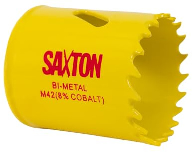 Saxton Blades Scie cloche HSS M42 bimétallique 8% cobalt robuste (14 mm – 230 mm) (43 mm)