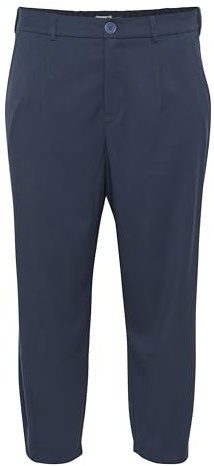 KAFFE CURVE Damen Anzughose KCMERLA Damen Pants Hosen Größe Größen Weites Bein Business High Waist Hose Elastische Taille Tapered