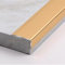 Jievmrs Door Threshold Strip L Shaped Metal Tile/Wood Edge Trim Strip，Extra Narrow Wall Corner Protector for Interior，flooring/Walls/Step Edge Guard Decoration Cover(Gold)