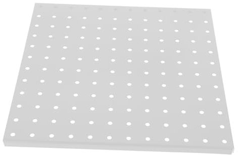 JEWEDECO Tablero Perforado De Metal Gran Capacidad Organizador De Garaje Montaje Pared