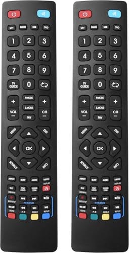 Pack de 2 mandos a Distancia de Repuesto compatibles con Blaupunkt Smart TV TV