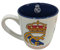 JYC CREATIVE Cadeaux R. Madrid, tasses, bouteilles, assiette décorative, thermos, produits exclusifs pour fans, cadeaux idéaux pour les fans de football, accessoires de Madrid, (tasse bouclier)