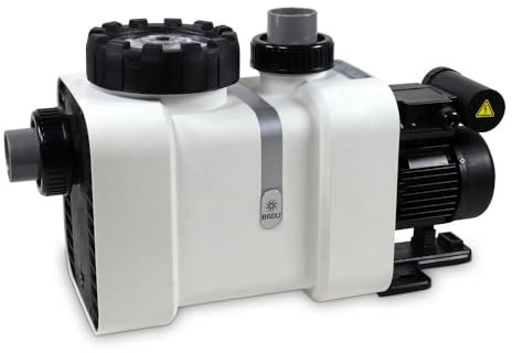 Speck BADU Delta 9 Poolpumpe – Selbstansaugend - 230V - Effizient & Leise mit LED-Klarsichtdeckel für optimale Poolwasserqualität
