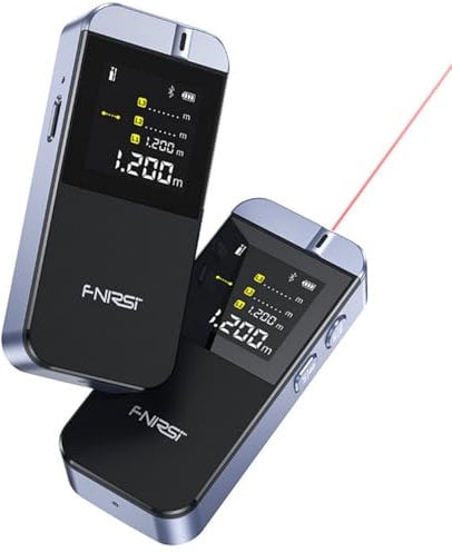 Jadeshay Metro Laser,0.05Metri a 40 Metri Misuratore di Distanza Laser Portatile Strumento di Misura Digitale LCD Display Misuratore Laser per Misurazione della Distanza, dell'area e del Volume