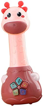 Toyvian Machine à Histoire De Microphone Éducatif De Microphone D'enregistrement pour Bébé Microphone De Simulation De Microphone Chantant pour Enfants Gel De Silice
