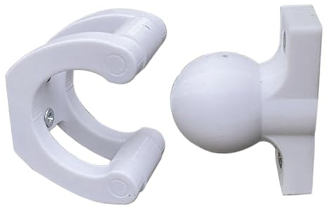 Door Opener & Door Stopper - 3D Print Door Stopper 2-Way - Wall Protection Roll Lock for Fences Cupboards Garages Hotels Travel Bedroom Household Kitchen Bathroom
