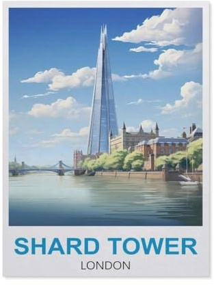 Shard Tower London，Paper Jigsaw Puzzle 1000 Pieces Adult Toys Decompression Game（38x26cm）-HC77