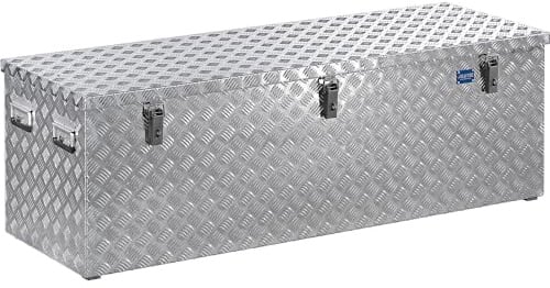 alutec R375 L Aluminium Riffelblech Werkzeug Transportkiste 152,2 x 52,4 x 52 cm