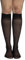 Ulla Popken Damen Essential-kniestrümpfe, 3er-pack Kniestrümpfe, Schwarz, Einheitsgröße EU