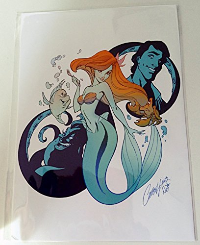 J-Scott Campbell Postkarte Ariel A Pop of your World, 12,7 x 17,8 cm